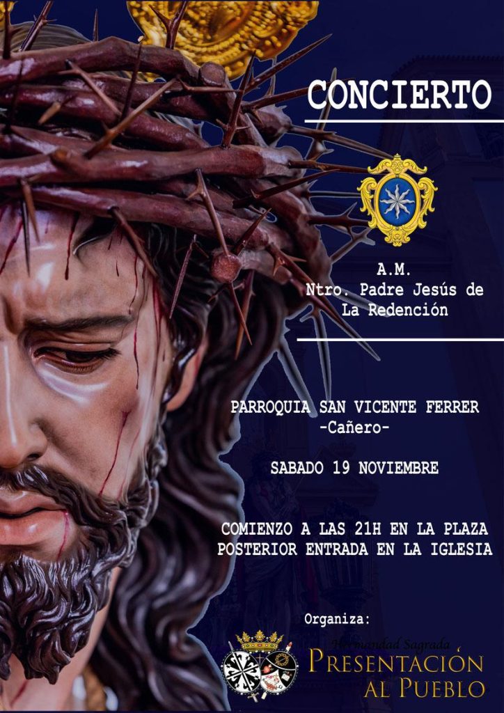 Cartel Concierto Marchas Procesionales AM Redención